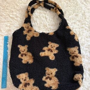 Teddy Bear Patterned Tote Bag